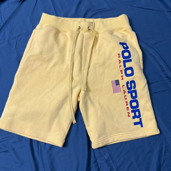 Polo Ralph Lauren Other - Polo Ralph Lauren Sport USA Yellow Shorts Mens Size Small